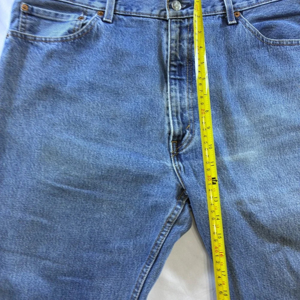 Levis 505 Regular Fit Straight Leg Jeans Mens 40x32 Blue Denim 00505-4891‎